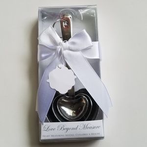 Kate Aspen Set of 3 Heart-Shaped Measuring Spoons